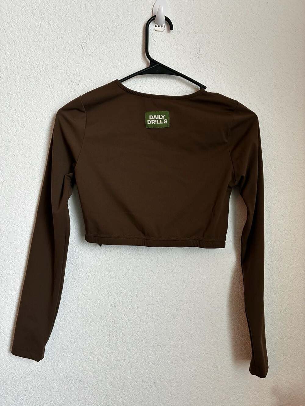 Daily Drills GO! Cropped Long Sleeve Top Size S